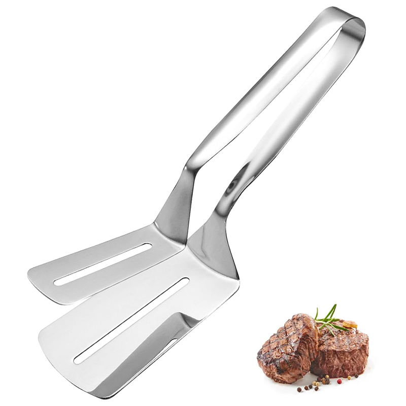 OEM Stainless Steel Steak Clamp Food Tong Clips for Bread Kitchen Cookware Utensil Applications Factory4