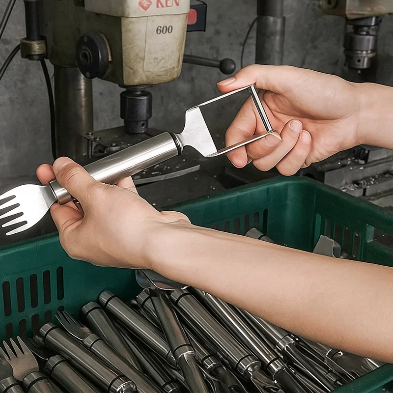 What Is the High-Precision Production Process Behind Custom Watermelon Fruit Slicer Forks2
