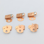 Customized Progressive Die Stamping Silver Plating Brass Electronic Contacts for Telecommunications Industry Factory3