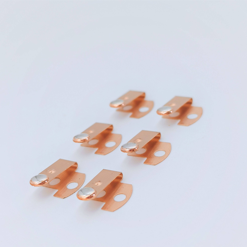Customized Progressive Die Stamping Silver Plating Brass Electronic Contacts for Telecommunications Industry Factory4
